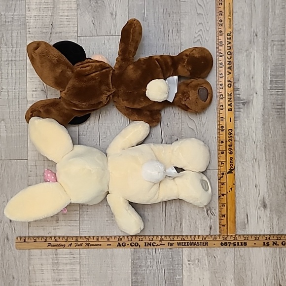 Mickey & Minnie Bunny Plush Animals - Picture 8 of 13